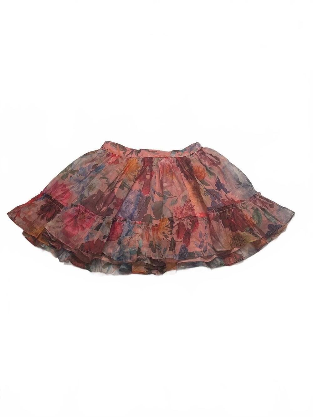 mi ami for francesca's Women's Floral Mini Skirt Size S